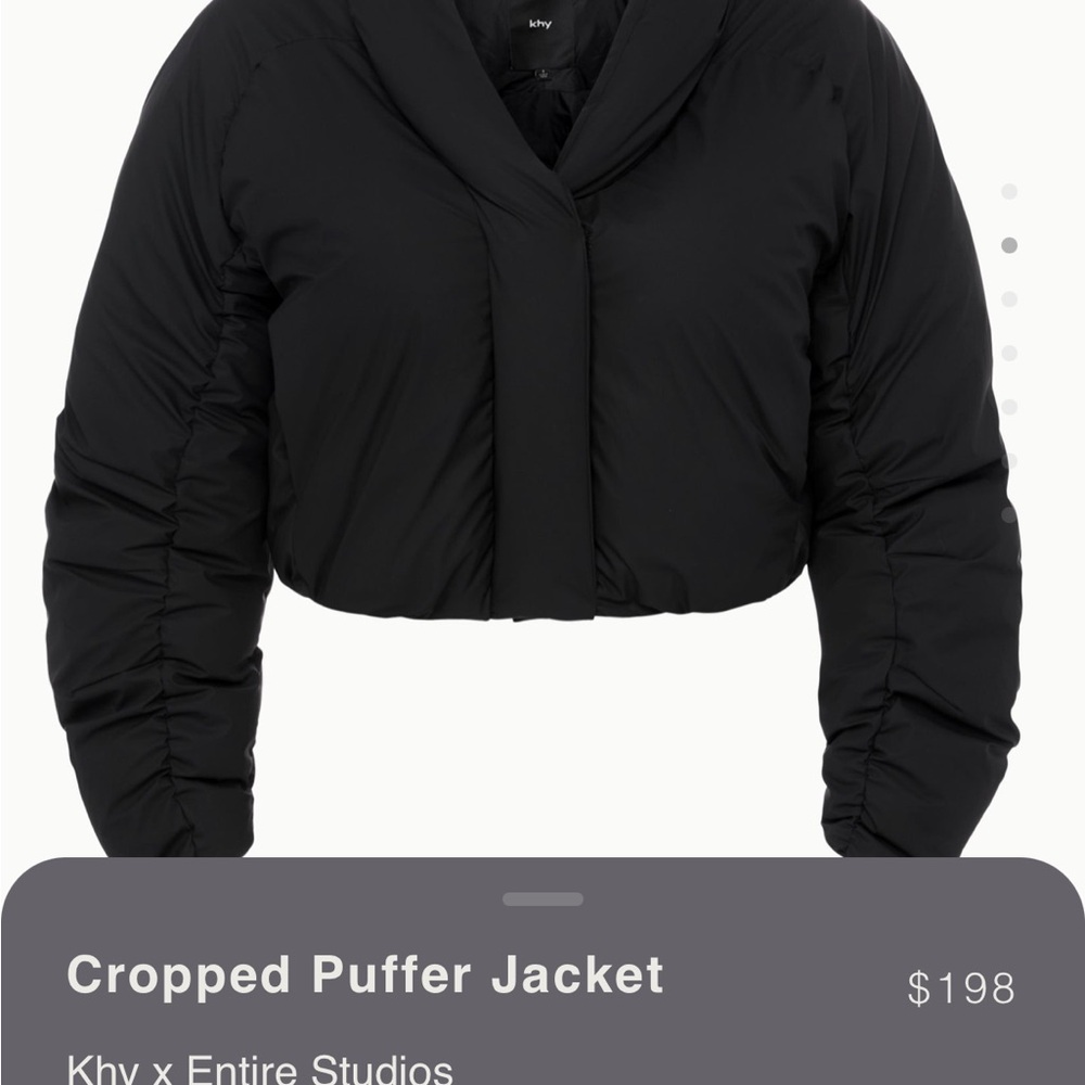 Khy x Entire Studios Black Puffer Jacket